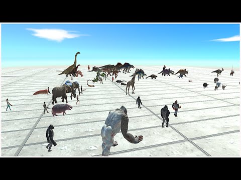 All Animals Speed Races | Animal Revolt Battle Simulator