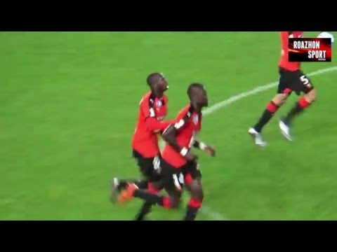 But de Fallou DIAGNE - Stade Rennais - Toulouse (SRFC-TFC) - 1/8 de finale de Coupe de la Ligue