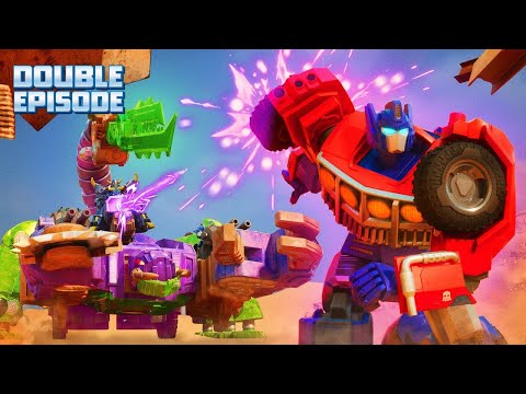 ULTIMATE Battle Optimus vs OVERPOWERED Scorponok! | E16+17 DOUBLE EPISODE | Transformers: CYBERWORLD