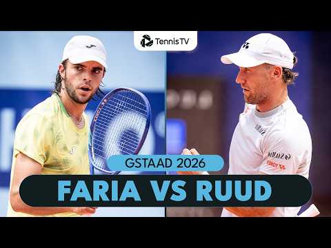 Jaime Faria vs Casper Ruud Three Set Thriller🔥 | Gstaad Highlights 2026