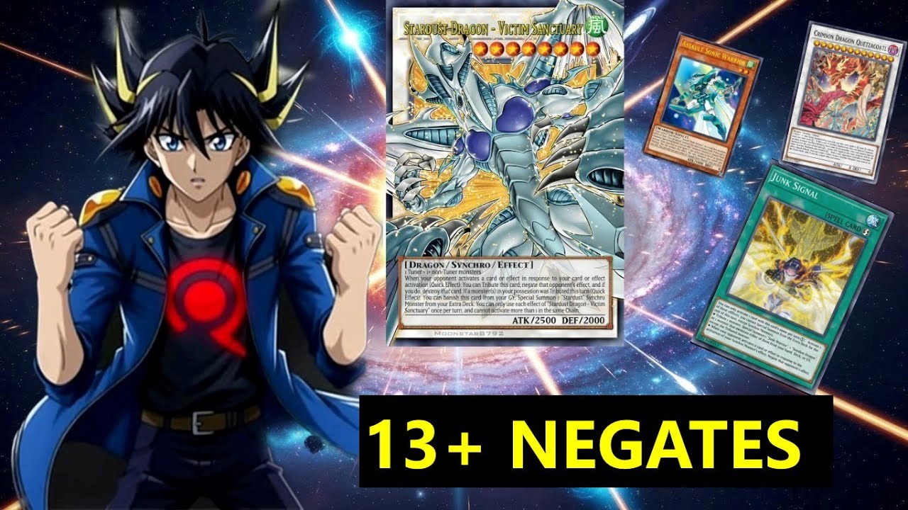 🔥 UNBEATABLE SYNCHRON DECK: 13 NEGATES + Stardust Dragon - Victim Sanctuary! [BLZD/LOCH]