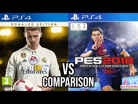 FIFA 18 Vs PES 2018 PS4