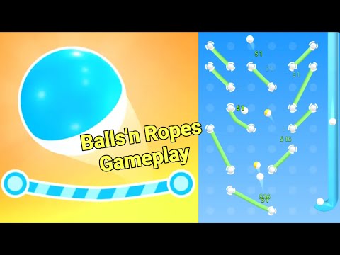 Balls'n Ropes Game Gameplay - YouTube