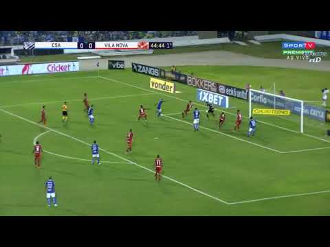 Gol de Jhon Cley! CSA 1 x 2 Vila Nova - Série B 2018 HD