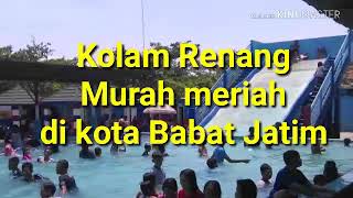 preview picture of video 'Renang murah meriah di kota Babat Lamongan'