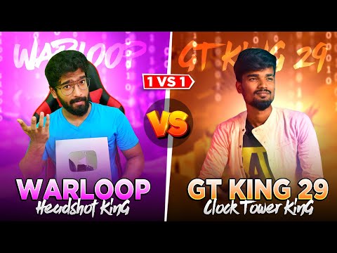 🔥Warloop Vs Gaming Tamizhan😍 || One Tap Headshot 1 Vs 1 || Best Clash Squad Match Tamil || GT Family
