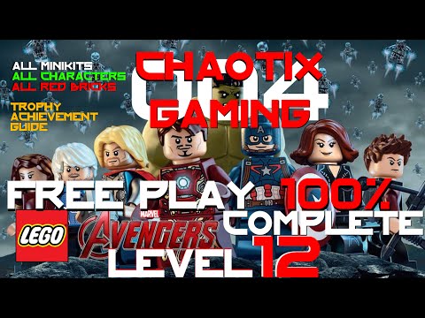 LEGO MARVEL's Avengers - Free Play Level 12 Anger Management 100% All Collectibles