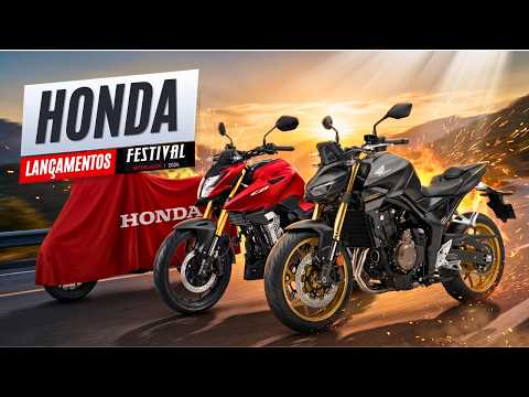 LANÇAMENTOS HONDA FESTIVAL INTERLAGOS 2026 (CB Honert 1000, Twister 2027 e mais)