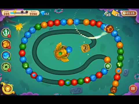 Jungle Marble Blast 2 Level 205