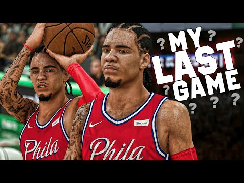NBA 2K21 MyCAREER EP.10 - MY LAST MyCAREER GAME..?