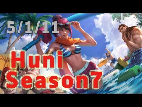 SKT T1 Huni Fiora TOP vs Fizz Patch 7.8