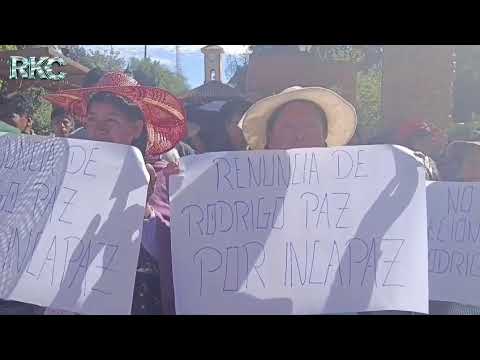 Pronunciamiento auto convocados y sus regionales y sindicatos en el municipio de Sipe Sipe