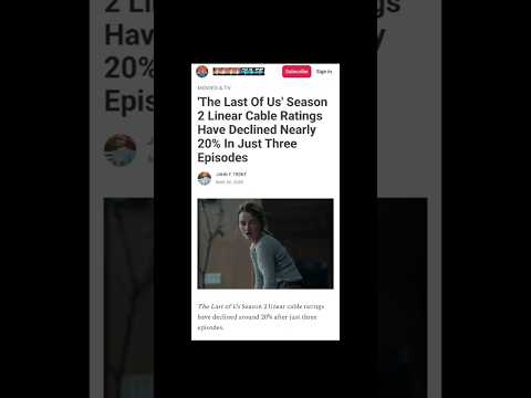 #TheLastOfUs Season 2 Linear Cable Ratings Have Declined Nearly 20% In Just Three Episodes #tlou