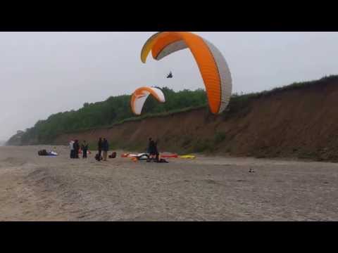 Trzęsacz paralotnie mocny wiatr.