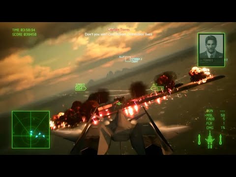 Ace Combat 7 - [Falken Campaign] SP Mission 03 - Ten Million Relief Plan