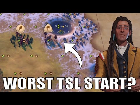 Is This The Worst TSL Start Out There? It’s Just... Awful!!! #1 – Deity Civ 6 Huge TSL Cree