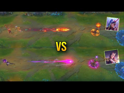 Firecracker Caitlyn vs Battle Academia Caitlyn - Skin Comparison - League of Legends
