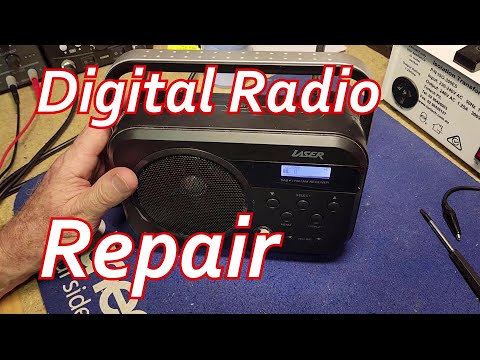 Fixing a Modern Digital DAB+ AM/FM Portable Radio Receiver Laser Model DAB DG200AM - Won't Turn On.