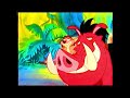 VHS Disney Intro Cenando Con Timón Y Pumba 1996 VHS AUDIO NO ORIGINAL