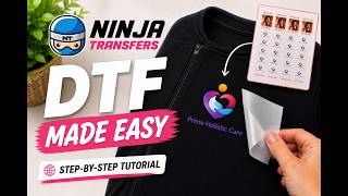 Beginner's Guide to Ninja Transfers DTF | Testing on Different Fabrics | EASY TUTORIAL