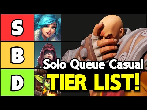 Paladins Casual Solo Queue Tier List! (Opinion)