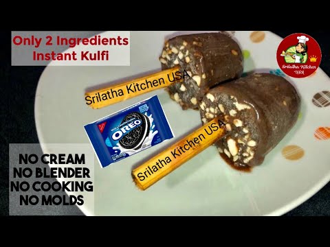 OREO బిస్కెట్ ఉంటే చాలు 😋 చోకోబార్ ఐస్ క్రీం రెడీ-OREO CHOCO BAR INSTANT ICE CREAM RECIPE in TELUGU