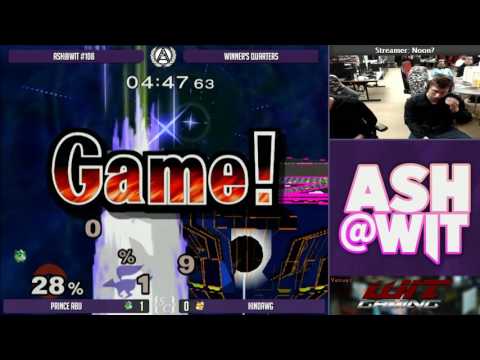 Prince Abu (Puff) vs Hindawg (Fox) - ASH@WIT #108 Melee Winner's Quarters