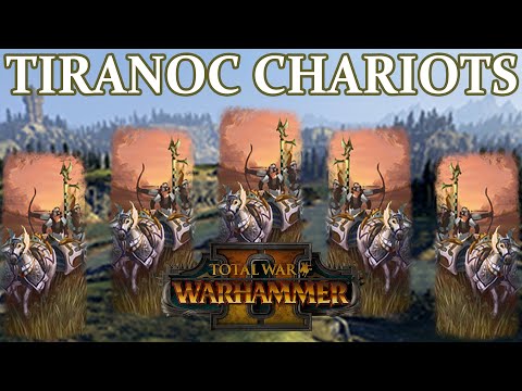UNDERRATED UNIT: Tiranoc Chariots - High Elves vs Dark Elves // Total War: WARHAMMER II MP Battle