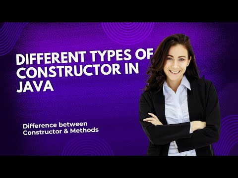 Different Types Of Constructor In Java Difference Between Constructor Methods Interview