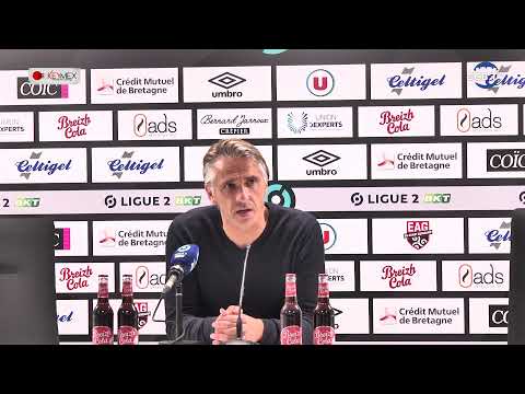 J15 | Guingamp 2-3 Bastia : Conf. d’après-match de R. Brouard