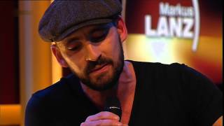 Musiker "Gentleman" Tilmann Otto singt Memories am 14.11.2013 bei Markus Lanz