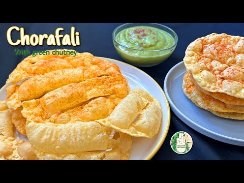 Chorafali recipe | Add secret ingredient to make it Fluffy |Chorafali chutney recipe Sattvik Kitchen