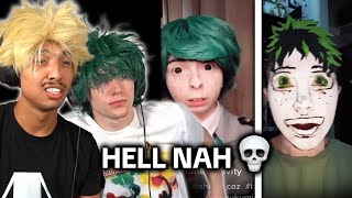 MHA Voice Actors React to CRINGE Anime Tiktoks