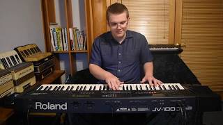 Video thumbnail for Roland JV-1000 - Preset Bank B by Max Thompson Music