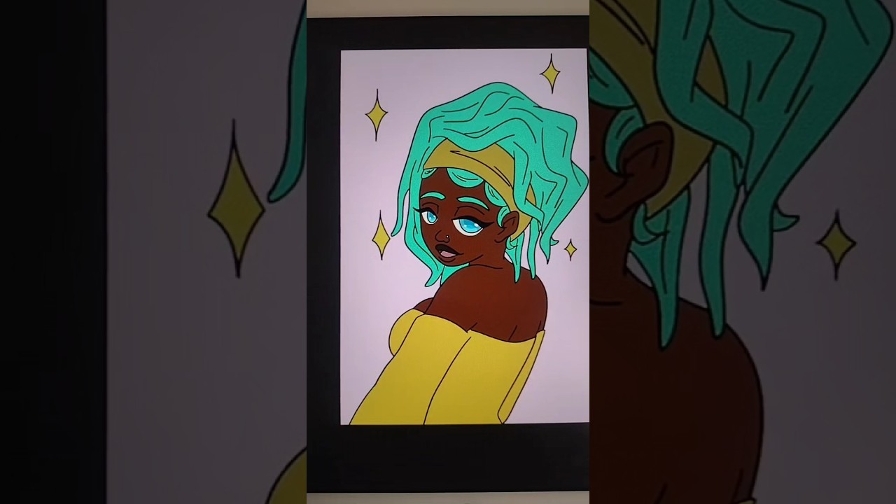 I am kinda hungry tho 😏 (Like and Share 😺) #digitalart #myoc #youtubeshorts #fyp #trending