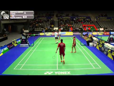 GROUP - XD - C.Adcock / G.Adcock (ENG) vs F.Oleffe / S.Annys (BEL) - EMTC 2015