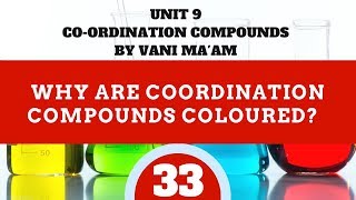 Why are coordination compounds coloured?  Part -33| Unit 9| Cbse grade 12 chemistry. |tricks |