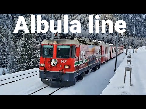 Winterwonderland Albula line | Rhaetian railway between Preda and Bergün | 🇨🇭 Switzerland
