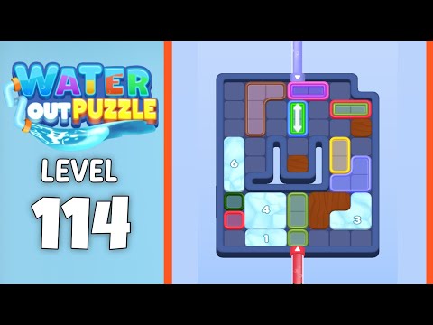 Water Out Puzzle level 114 solution 