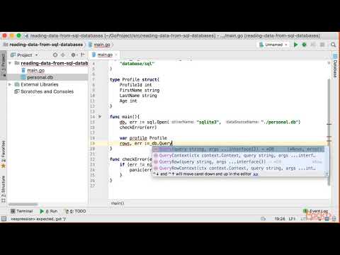 Hands on with Go Reading Data from SQL Databases|packtpub com