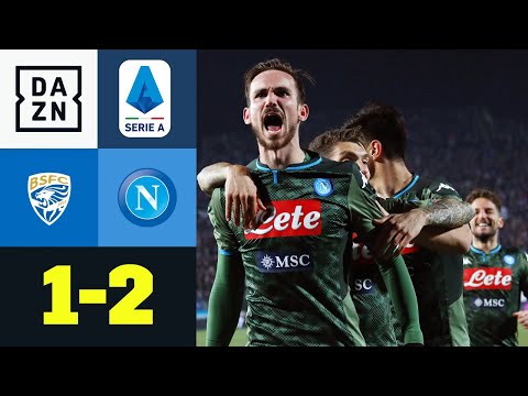 Das ist seine Entfernung: Ruiz - Bellissima! Brescia - SSC Neapel 1:2 | Serie A | DAZN Highlights