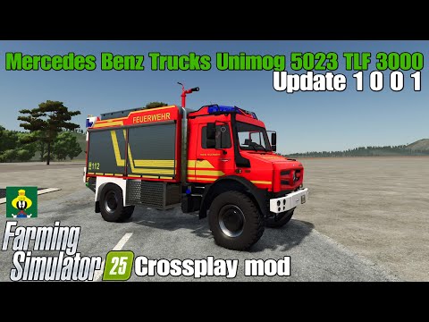 Mercedes Benz Trucks Unimog 5023 TLF 3000 / FS25 UPDATE Nov 26/25