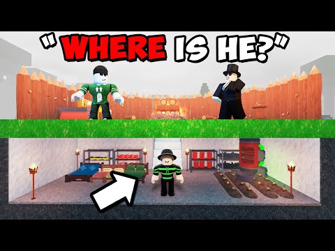 I Built a SECRET Base to Troll My Friends in 99 Nights in the Forest!