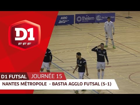 J15 : Nantes Metropole Futsal - Bastia Agglo Futsal (5-1)