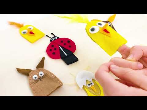 DIY I Basteln mit Kindern I Fingerpuppen I Kindermuseum Junges Schloss, Stuttgart