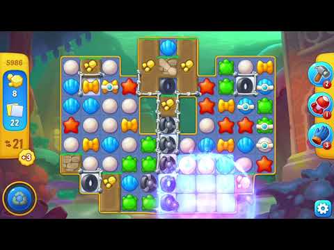 [FISHDOM Walkthrough] Level 5986 Super Hard (Qua màn - Fishdom)