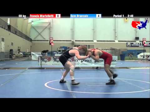 Francis Martellotti vs. Sam Brancale at 2013 ASICS University Nationals - FS