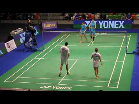 Ivanov / Bolotova (RUS) vs Labar / Fontaine (FRA) XD QF EMTC 2017 Lubin fragmenty