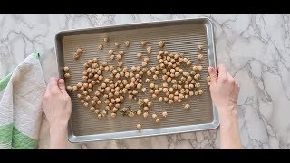 Easy Travel Snack Recipe: Cheesy Herb Roasted Chickpeas