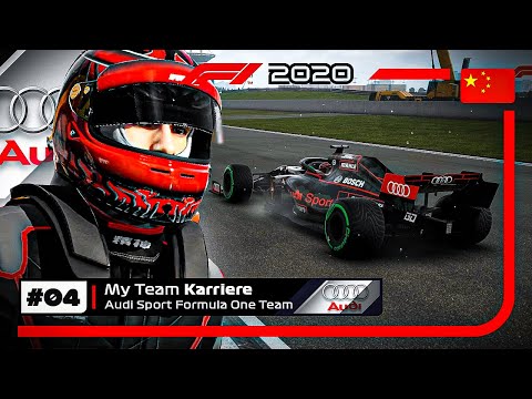 F1 2020 AUDI MYTEAM KARRIERE Part 4: MEINE ERSTE FAHRT IM REGEN!